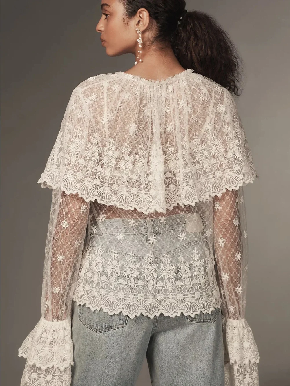 Anthropologie polyamide button